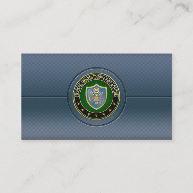 Tarjeta De Visita [154] DOD & Joint Activities CSIB Edición especial (Anverso)