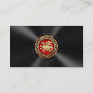 Tarjeta De Visita [154] Dragón islandés, Landvttir [Gold]