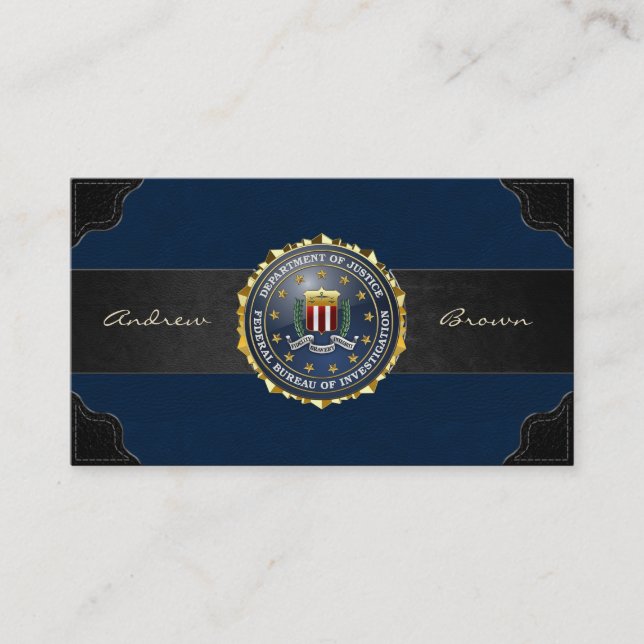 Tarjeta De Visita [154] Edición especial del FBI (Anverso)