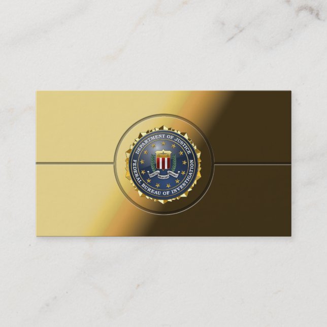 Tarjeta De Visita [154] Edición Especial del FBI (Anverso)