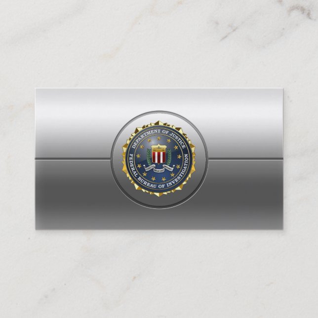 Tarjeta De Visita [154] Edición especial del FBI (Anverso)