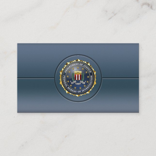 Tarjeta De Visita [154] Edición especial del FBI (Anverso)