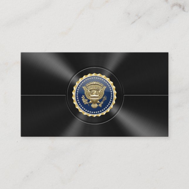 Tarjeta De Visita [154] Insignia del Servicio Presidencial [PSB] (Anverso)