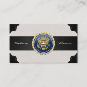 Tarjeta De Visita [154] Insignia del Servicio Presidencial [PSB]