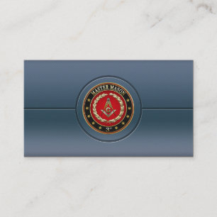 Tarjeta De Visita [154] Master Mason, 3er grado [Edición Especial]