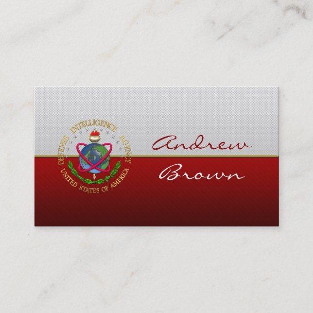 Tarjeta De Visita [154] Organismo de Inteligencia de Defensa: DIA Sp (Anverso)