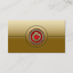 Tarjeta De Visita [154] Serpent God Quetzalcoatl [Oro]