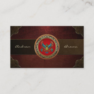 Tarjeta De Visita [154] Trole del tesoro: Halcón egipcio [3D]