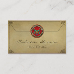 Tarjeta De Visita [154] Trole del tesoro: Halcón egipcio [3D]
