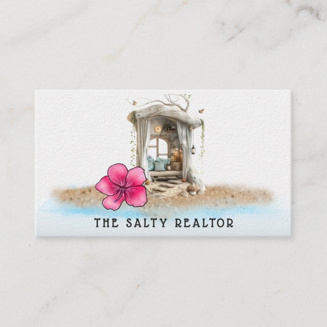 Tarjeta De Visita *~* 15 AP13 REALATOR Beach Rentals B&B Inn (Anverso)