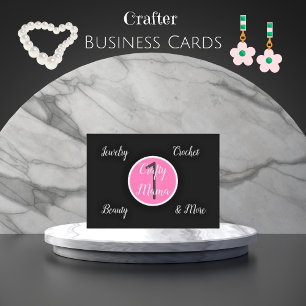 Tarjeta De Visita 1 Crafty Mama Girly