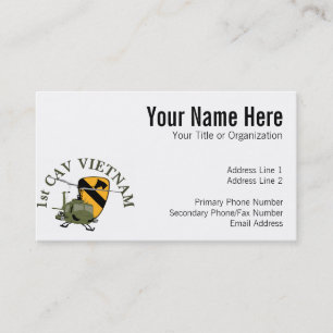 Tarjeta De Visita 1r Cav Vietnam