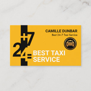Tarjeta De Visita 24-7 Señalización Controlador Designado Para Tax