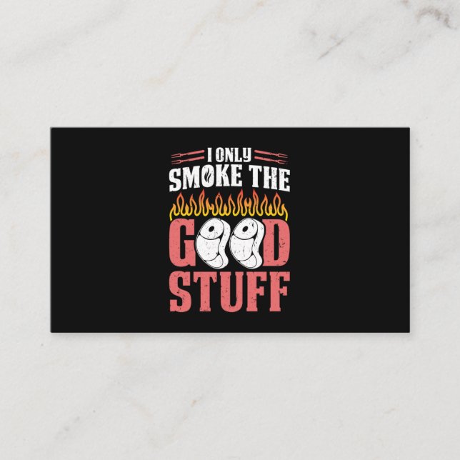 Tarjeta De Visita 25.Bbq Chefcooking Offcompetitionrestaurant barbeq (Anverso)