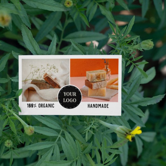 Tarjeta De Visita 2 Fotos Logotipo Redondo Pequeño Artesanía (Subido por el creador)