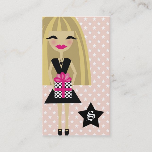 TARJETA DE VISITA 311-BLONDE/STAR/GIFT (Anverso)