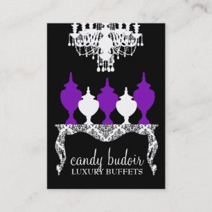 Tarjeta De Visita 311 caramelo Budoir Deep Purple rococó