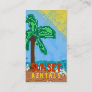 Tarjeta De Visita 311-CHRISTY'S NARANJA de la PLAYA el  