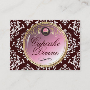 Tarjeta De Visita 311-Cupcake adivinan el damasco