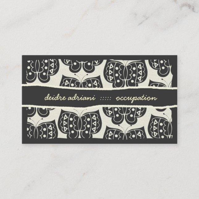 TARJETA DE VISITA 311 EN LA MARIPOSA DEL CIELO (Anverso)