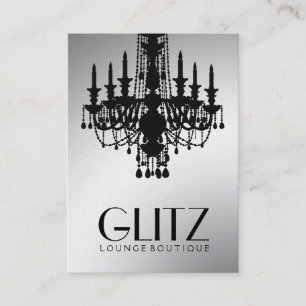 Tarjeta De Visita 311-Glitz boutique - oro festivo