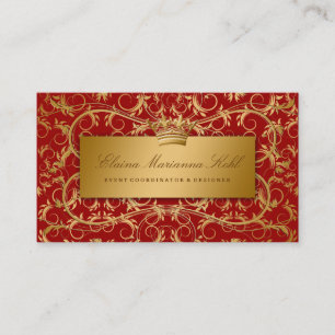 Tarjeta De Visita 311-Golden adivinan rojo cereza dulce