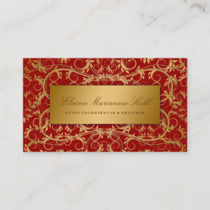 Tarjeta De Visita 311-Golden adivinan rojo cereza dulce