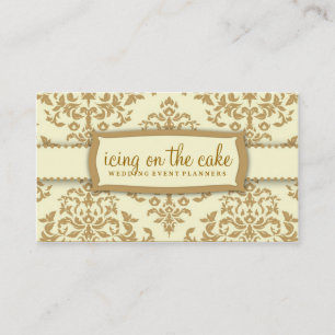Tarjeta De Visita 311 guinda del pastel Buttercream