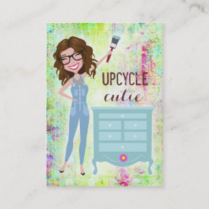 Tarjeta De Visita 311 más llenos triguenos de Upcycle Cutie