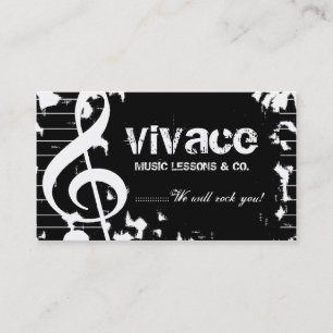 TARJETA DE VISITA 311-MUSICAL MAESTRO - GRUNGE