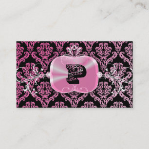 Tarjeta De Visita 311-Pink decadencia el   Noir