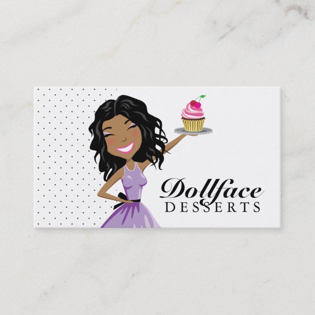 Tarjeta De Visita 311 postres Ebonie de Dollface (Anverso)