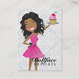 Tarjeta De Visita 311 rosas fuertes Ebonie de los postres de