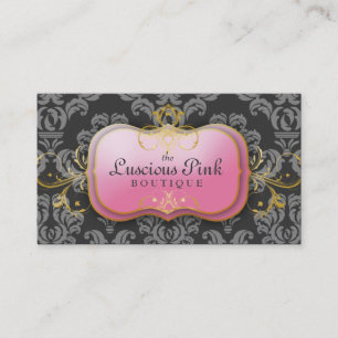 Tarjeta De Visita 311-The carbón de leña rosado delicioso de la