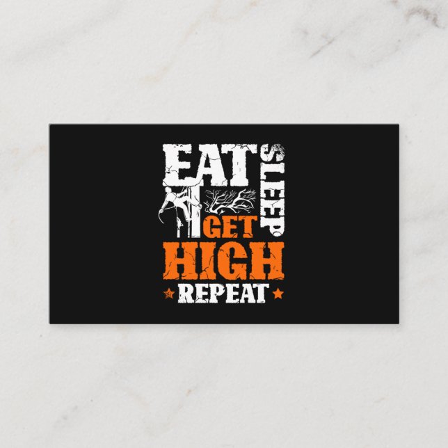 Tarjeta De Visita 33.Arboristo para un trimmer de árbol (Anverso)