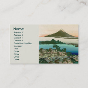 Tarjeta De Visita 36 vistas del monte Fuji, vintage fino de Hokusai