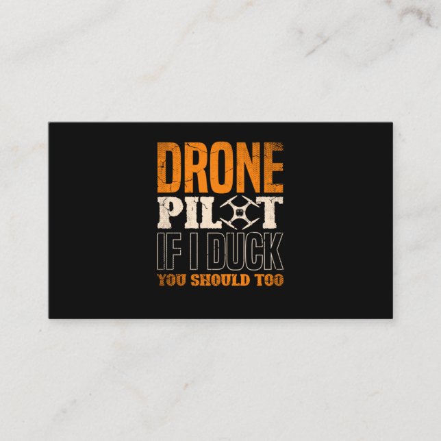 Tarjeta De Visita 38.Drones para un piloto de drones (Anverso)
