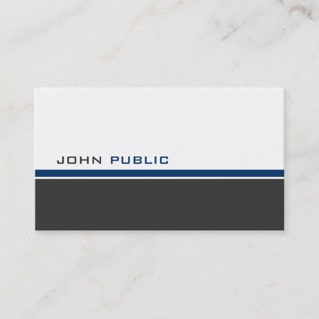 Tarjeta De Visita 3 color moderno C (Anverso)