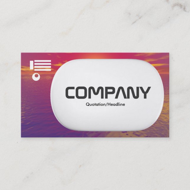 Tarjeta De Visita 3 d Lozenge - Sunrise Sunset (Anverso)