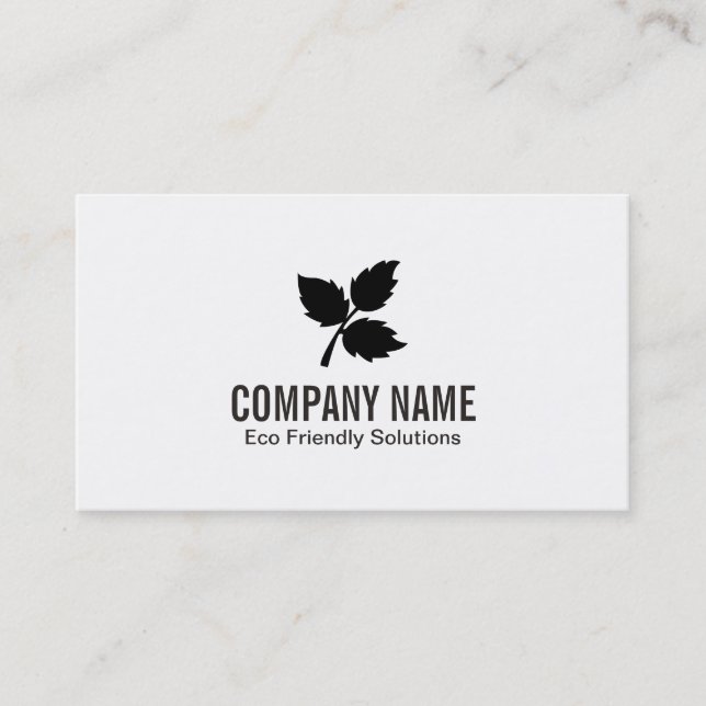 Tarjeta De Visita 3 Leaf | Eco Friendly 2 (Anverso)
