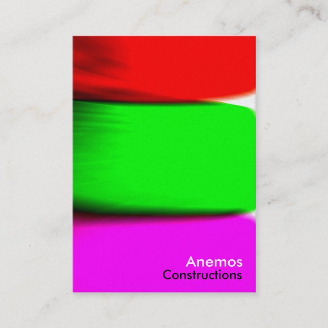 Tarjeta De Visita 3colors (Anverso)