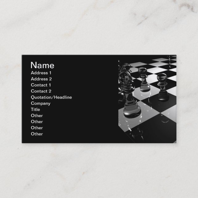 Tarjeta De Visita 3d_chess_board_wallpaper_3d_model_3d_wallpaper_19 (Anverso)