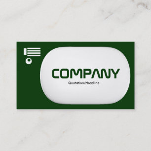 Tarjeta De Visita 3d Lozenge - Verde oscuro (003300)