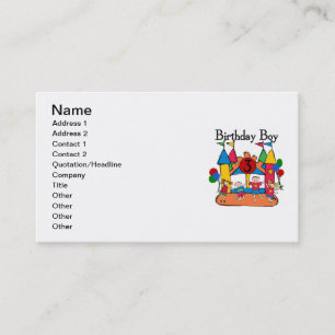 Tarjeta De Visita 3ro camisetas y regalos del cumpleaños del