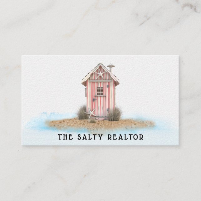 Tarjeta De Visita *~* 43 AP13 REALATOR Beach Rentals B&B Inn (Anverso)