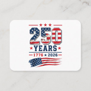 Tarjeta De Visita 4 de julio bandera de Estados Unidos patriótica 25