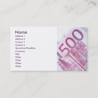 Tarjeta De Visita 500 euros