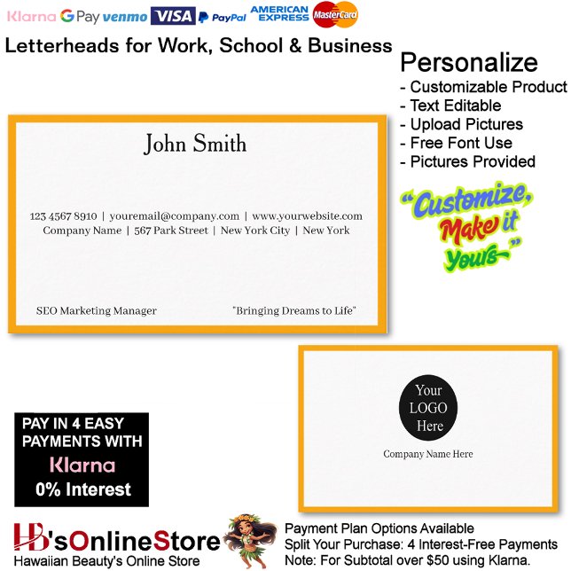 Tarjeta De Visita 5 Modern Orange Logo Promote Company Brand Name (5 Modern Orange Logo Promote Company Brand Name Business Card.)