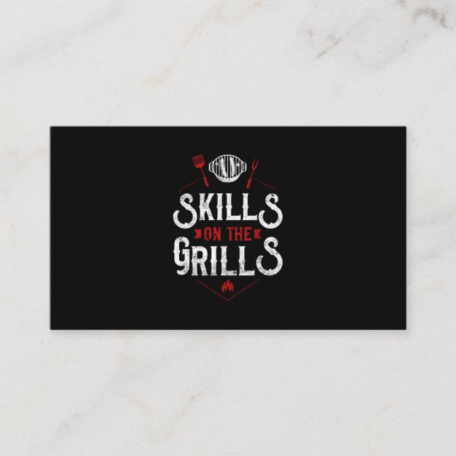 Tarjeta De Visita 69.Bbq Chefcooking Offcompetitionrestaurant barbeq (Anverso)