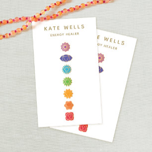 Tarjeta De Visita 7 Chakras Kundalini Yoga Healer